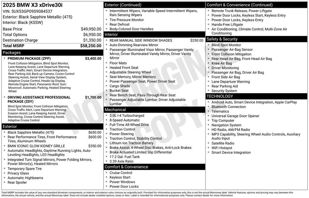 2025 BMW X3 30 xDrive San Clemente CA