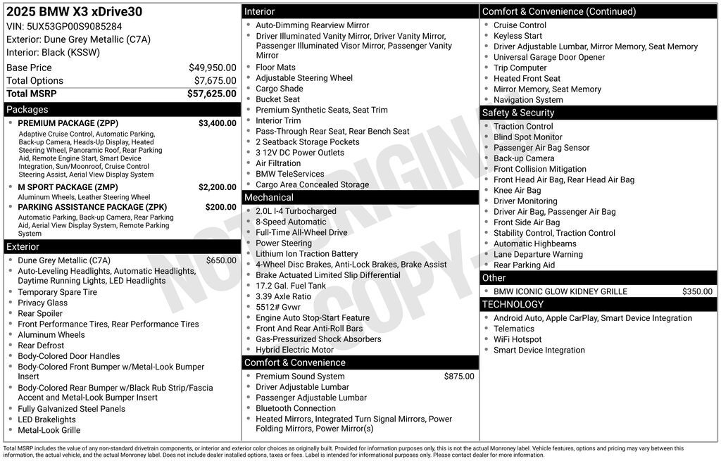 2025 BMW X3 30 xDrive San Clemente CA