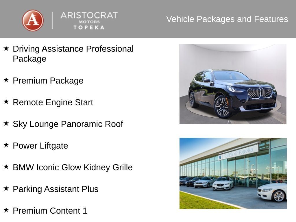 2025 BMW X3 30 xDrive San Clemente CA