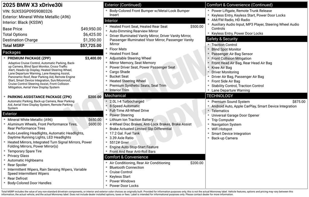 2025 BMW X3 30 xDrive San Clemente CA
