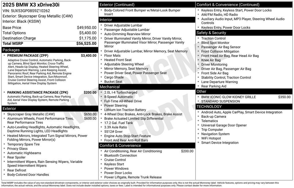2025 BMW X3 30 xDrive San Clemente CA