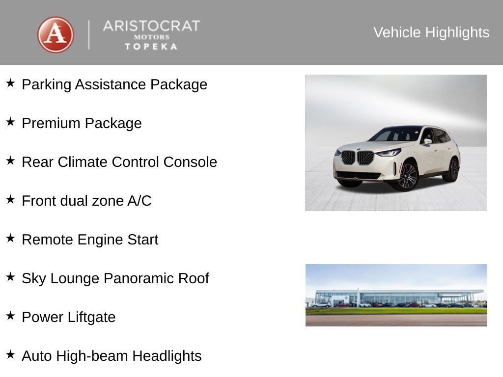 2025 BMW X3 30 xDrive San Clemente CA