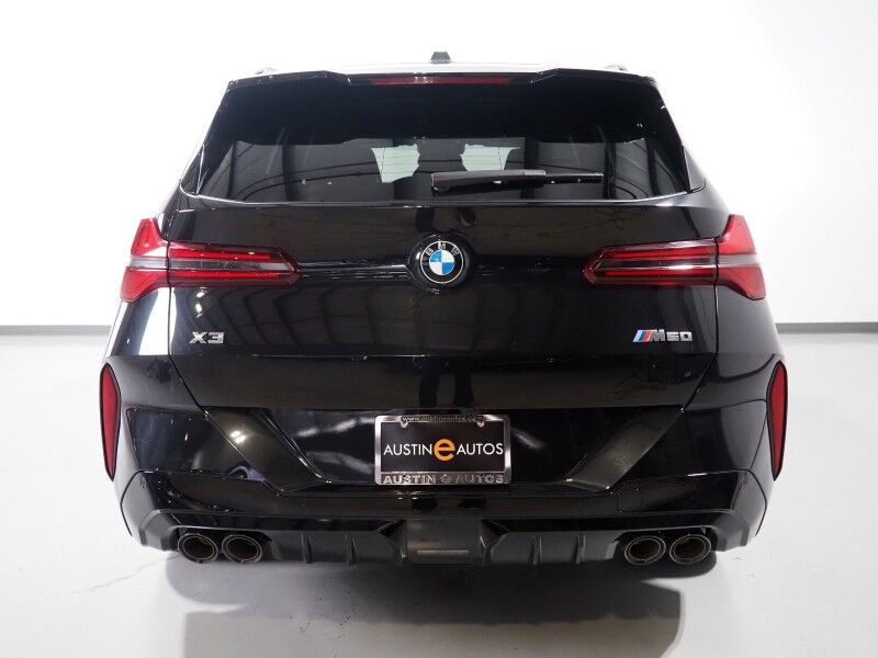 2025 BMW X3 M50 AWD *M SPORT PRO PKG, DRIVING ASSIST PRO PKG, HEADS-UP DISPLAY, NAVIGATION, ADAPTIVE CRUISE, SAFETY ALERTS, 360 CAMERAS, PANO SKY LOUNGE ROOF, CLIMATE SEATS, HEATED STEERING, HARMAN/KARDON, WIRELESS CHARGING Round Rock TX