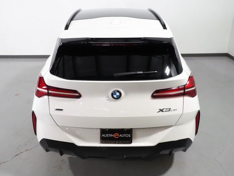 2025 BMW X3 xDrive30 AWD *M SPORT PKG, HEADS-UP DISPLAY, NAVIGATION, ADAPTIVE CRUISE, SAFETY ALERTS, 360 CAMERAS, PANO SKY LOUNGE ROOF, CLIMATE SEATS, HEATED STEERING, REMOTE START, WIRELESS CHARGING, ANDROID & APPLE Round Rock TX