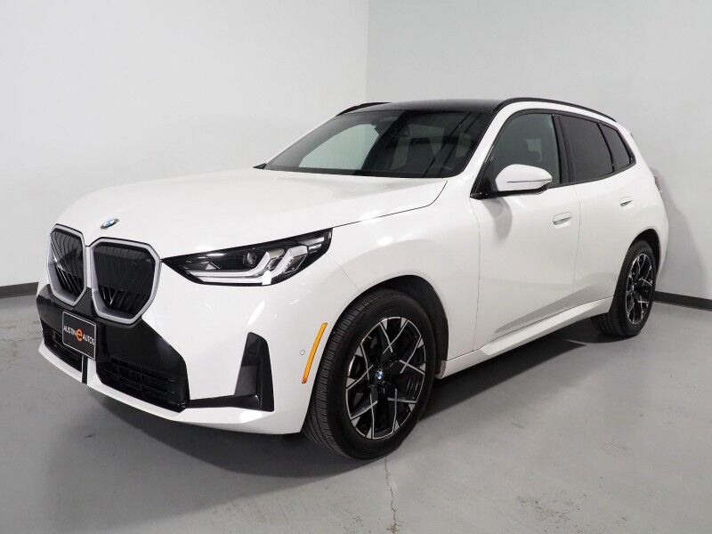 2025 BMW X3 xDrive30 AWD *M SPORT PKG, HEADS-UP DISPLAY, NAVIGATION, ADAPTIVE CRUISE, SAFETY ALERTS, 360 CAMERAS, PANO SKY LOUNGE ROOF, CLIMATE SEATS, HEATED STEERING, REMOTE START, WIRELESS CHARGING, ANDROID & APPLE Round Rock TX