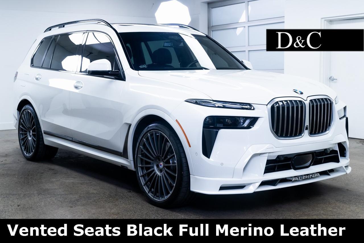 2025 BMW X7 ALPINA XB7 Vented Seats Black Full Merino Leather