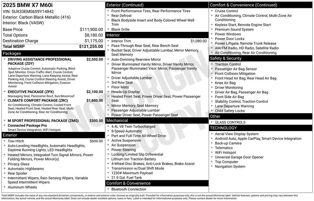 2025 BMW X7 M60i San Clemente CA
