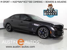 BMW i5 eDrive40 Sedan *M SPORT PKG, DRIVING ASSIST PRO PKG, HEADS-UP DISPLAY, NAVIGATION, ADAPTIVE CRUISE, SAFETY ALERTS, MOONROOF, HEATED SEATS/STEERING, FULL LED LIGHTS, 20 INCH WHEELS, BOWERS & WILKINS, ANDROID & APPLE 2025