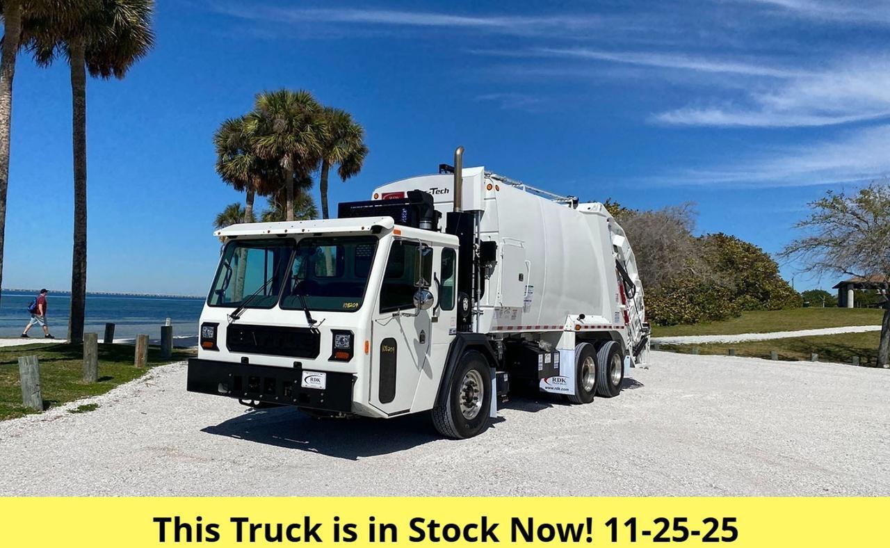 2025 Battle Motors LET 2 28 Yard Pac Tech Rear Loader Garbage Truck Tampa FL