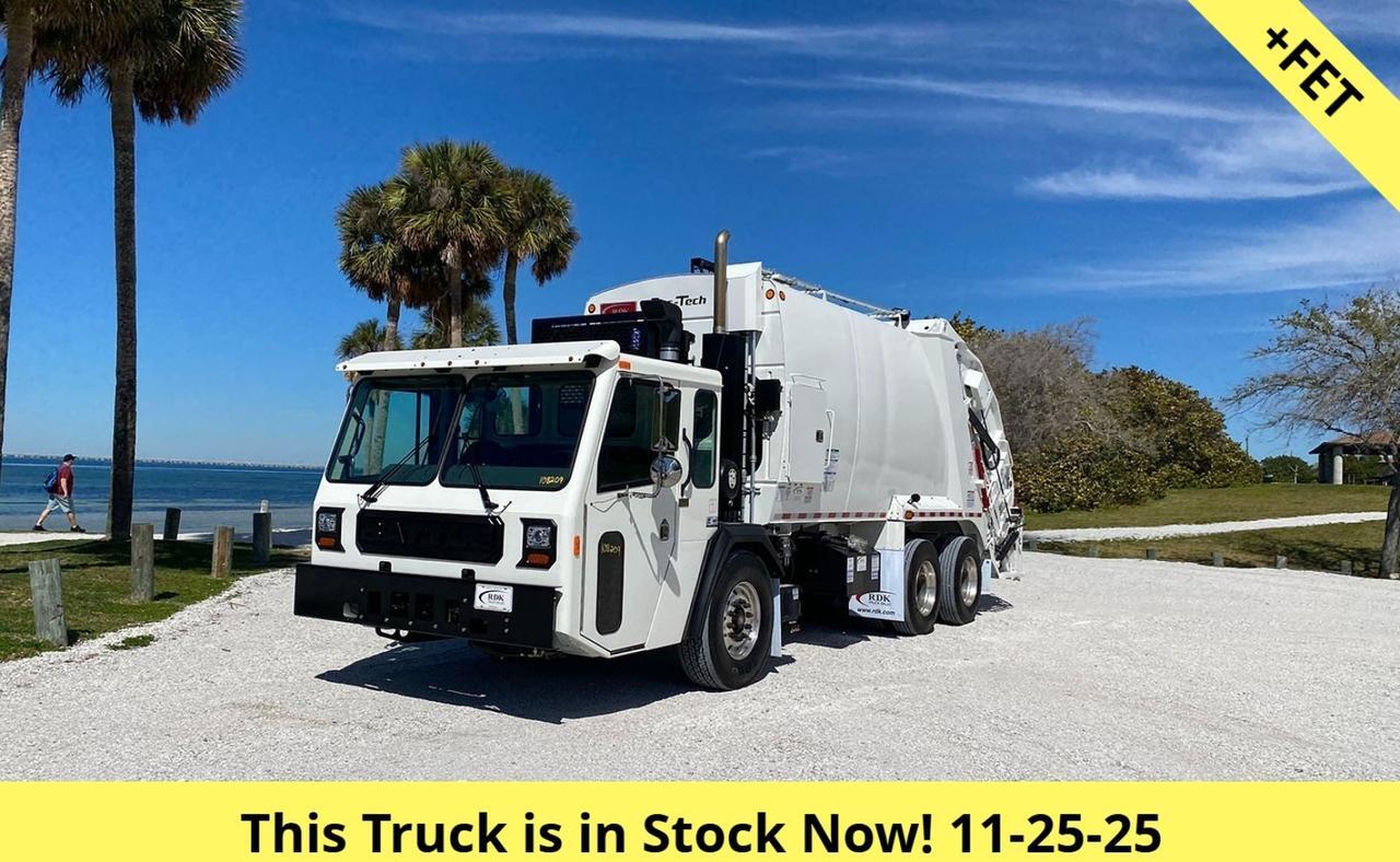 2025 Battle Motors LET 2 28 Yard Pac Tech Rear Loader Garbage Truck