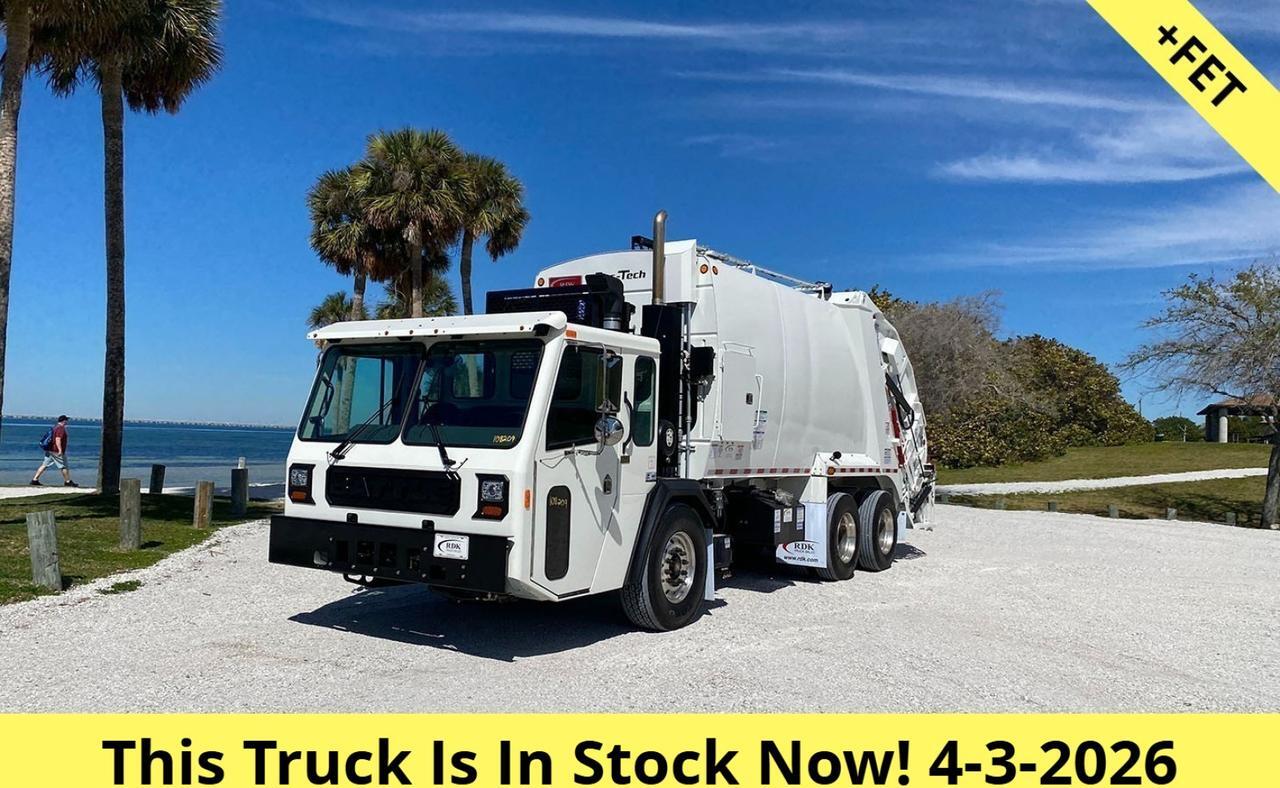 2025 Battle Motors LET 2 28 Yard Pac Tech Rear Loader Garbage Truck Tampa FL