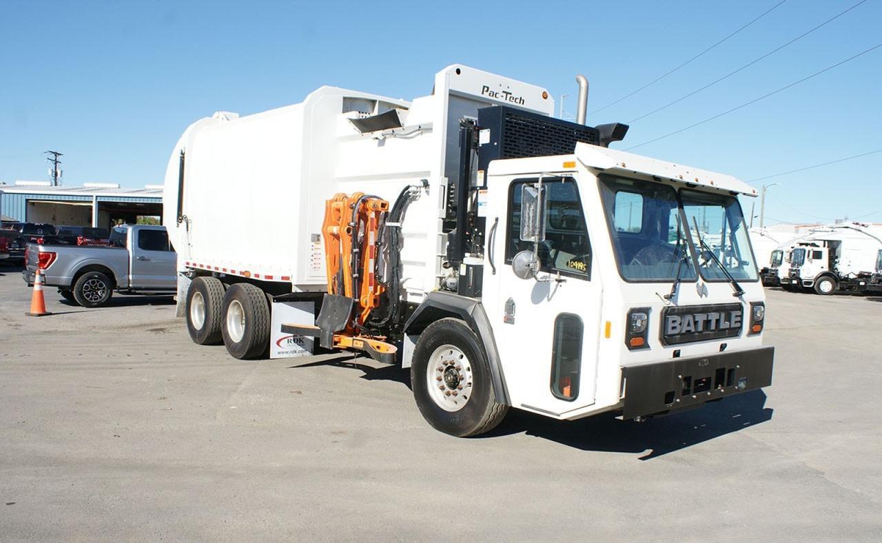 2025 Battle Motors LET 2 31 Yard Pac Tech Side Loader Garbage Truck Tampa FL