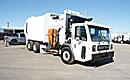 2025 Battle Motors LET 2 31 Yard Pac Tech Side Loader Garbage Truck