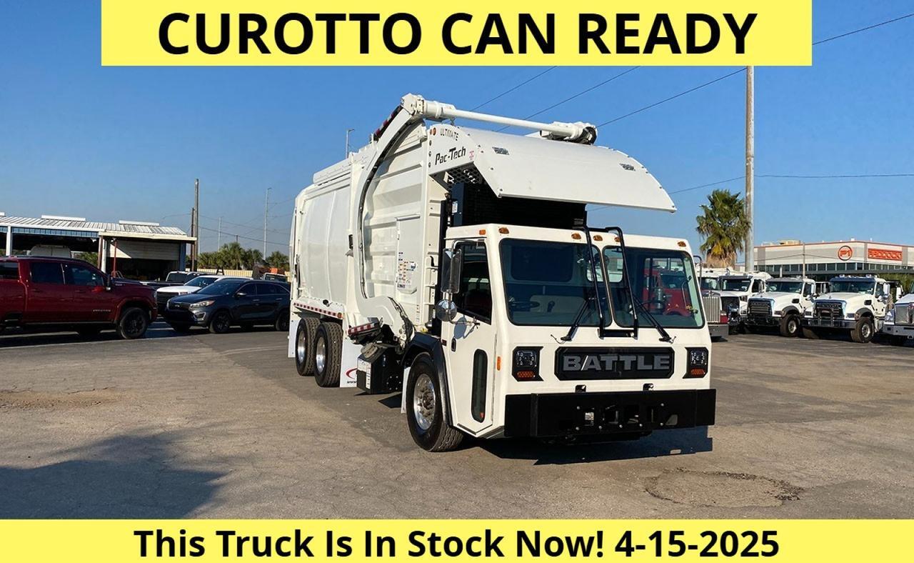 2025 Battle Motors LET 2 40 - 43 Yard Pac Tech Front Loader Garbage Truck Tampa FL