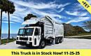 2025 Battle Motors LET 2 40 - 43 Yard Pac Tech Front Loader Garbage Truck