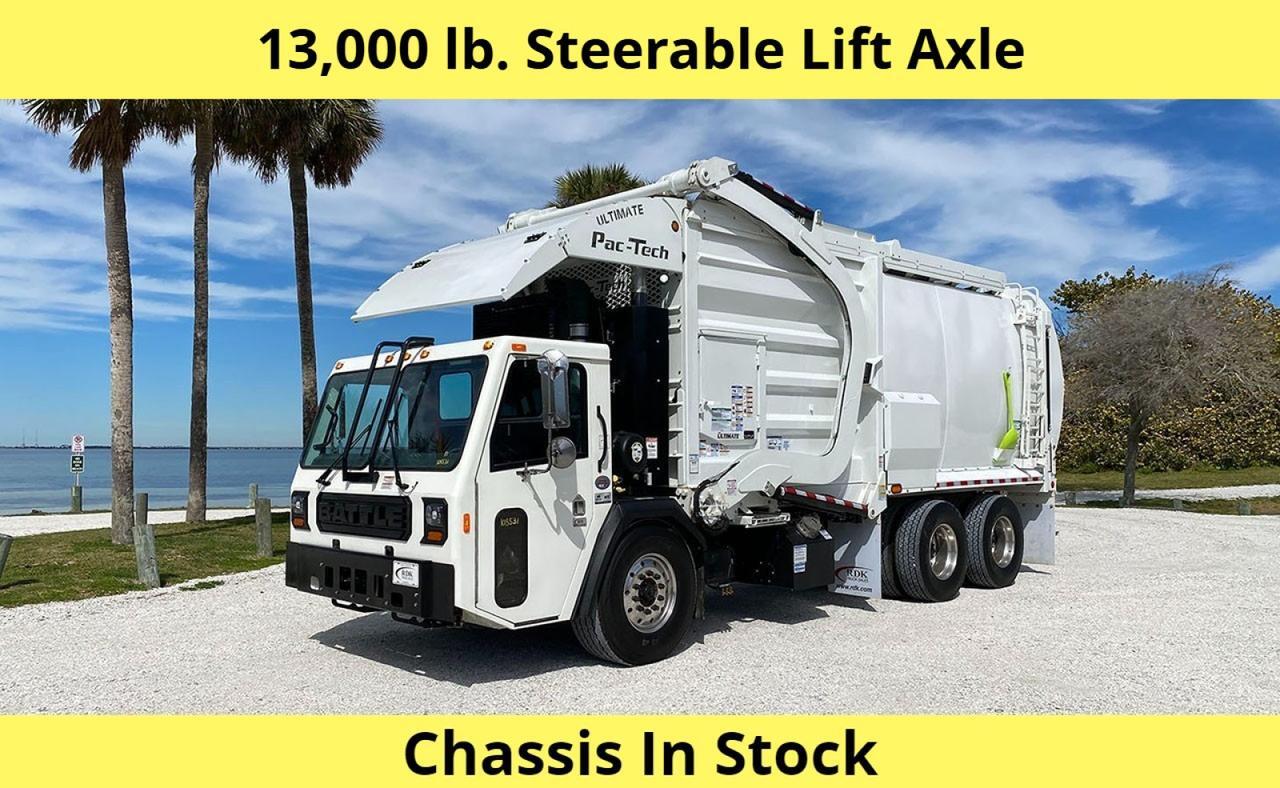 2025 Battle Motors LET 2 40 - 43 Yard Pac Tech Front Loader Garbage Truck Tampa FL
