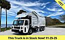 2025 Battle Motors LET 2 40 - 43 Yard Pac Tech Front Loader Garbage Truck