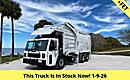 2025 Battle Motors LET 2 40 - 43 Yard Pac Tech Front Loader Garbage Truck