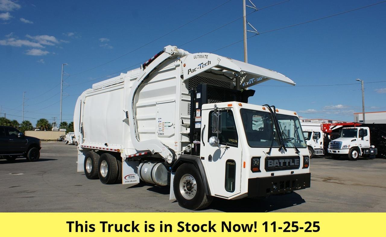 2025 Battle Motors LET2 40 - 43 Yard Pac Tech Ultimate Front Loader Garbage Truck Tampa FL
