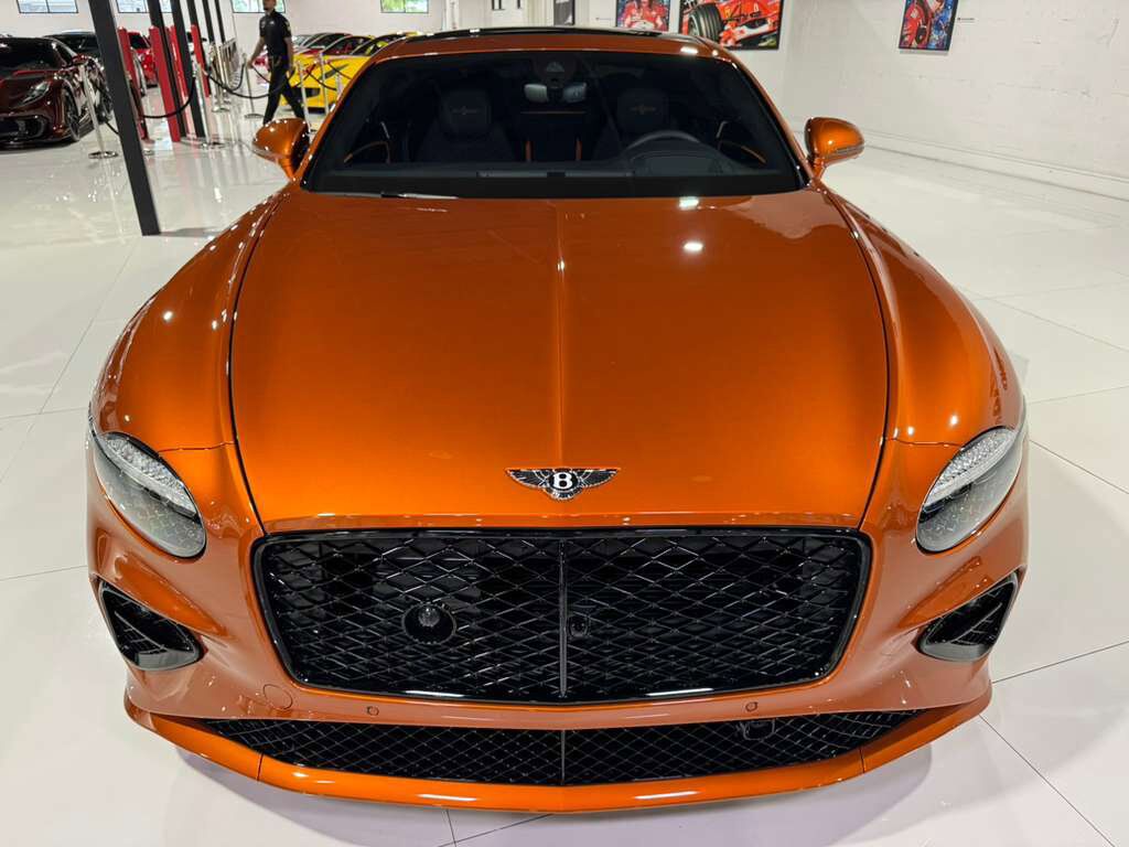 2025 Bentley Continental GT Speed First Edition Orange Flame paint,Mulliner/Blackline Specification,rotating display & MORE!! Fort Lauderdale FL
