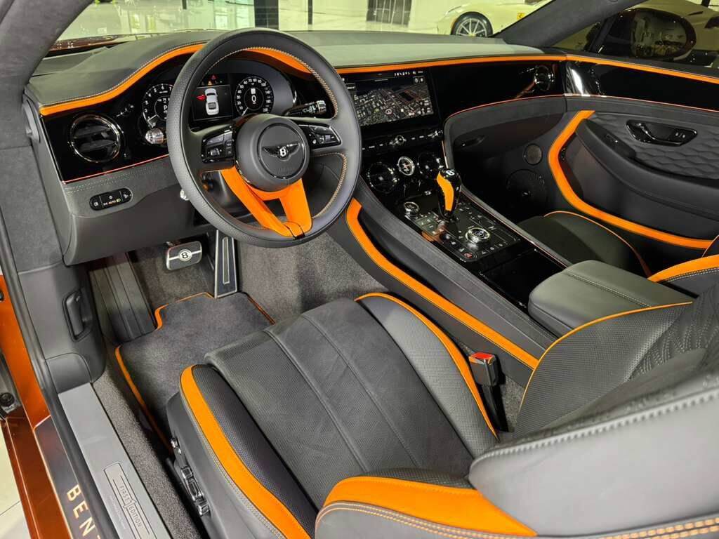 2025 Bentley Continental GT Speed First Edition Orange Flame paint,Mulliner/Blackline Specification,rotating display & MORE!! Fort Lauderdale FL