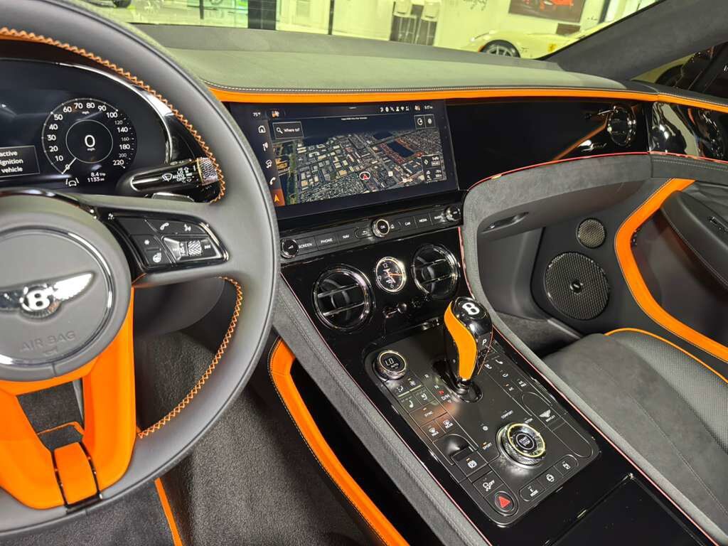 2025 Bentley Continental GT Speed First Edition Orange Flame paint,Mulliner/Blackline Specification,rotating display & MORE!! Fort Lauderdale FL