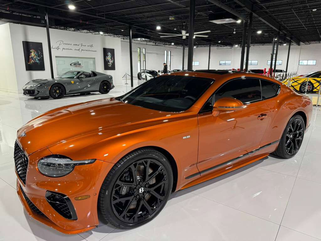 2025 Bentley Continental GT Speed First Edition Orange Flame paint,Mulliner/Blackline Specification,rotating display & MORE!! Fort Lauderdale FL