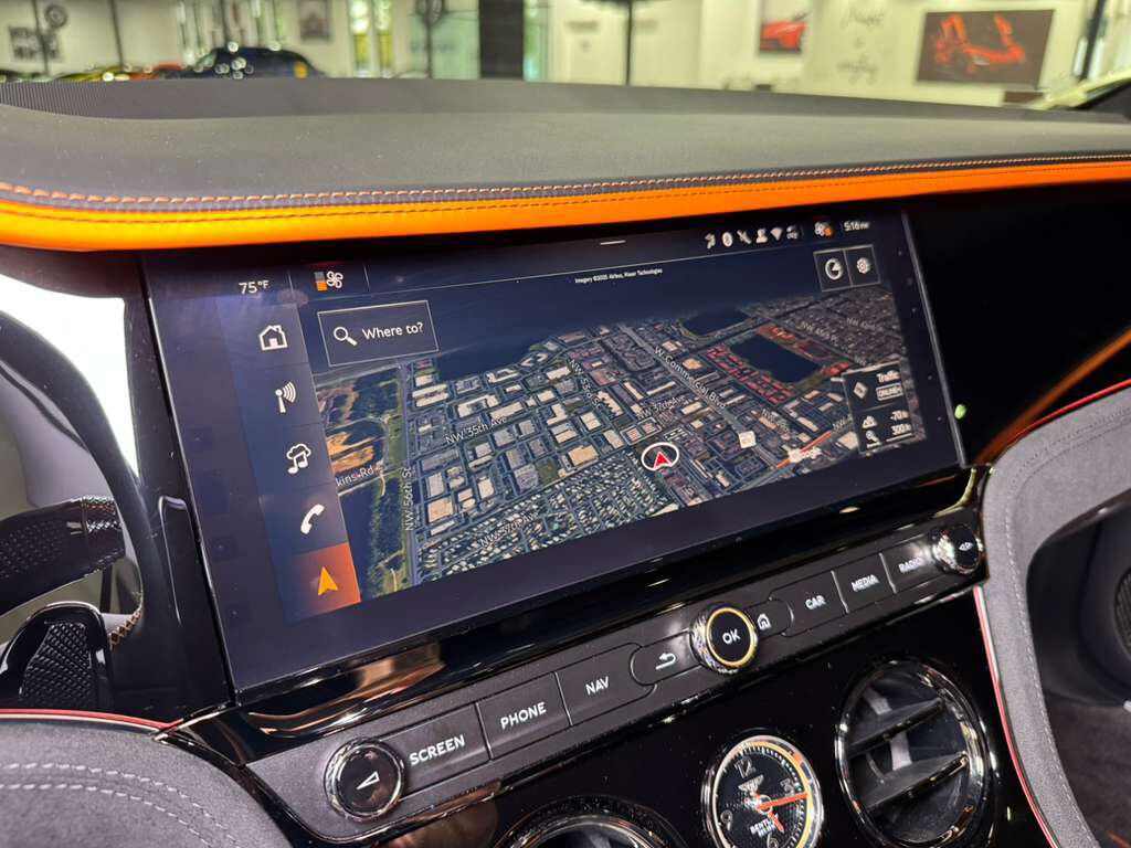 2025 Bentley Continental GT Speed First Edition Orange Flame paint,Mulliner/Blackline Specification,rotating display & MORE!! Fort Lauderdale FL