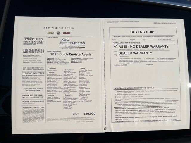 2025 Buick Envista Avenir Carbondale IL