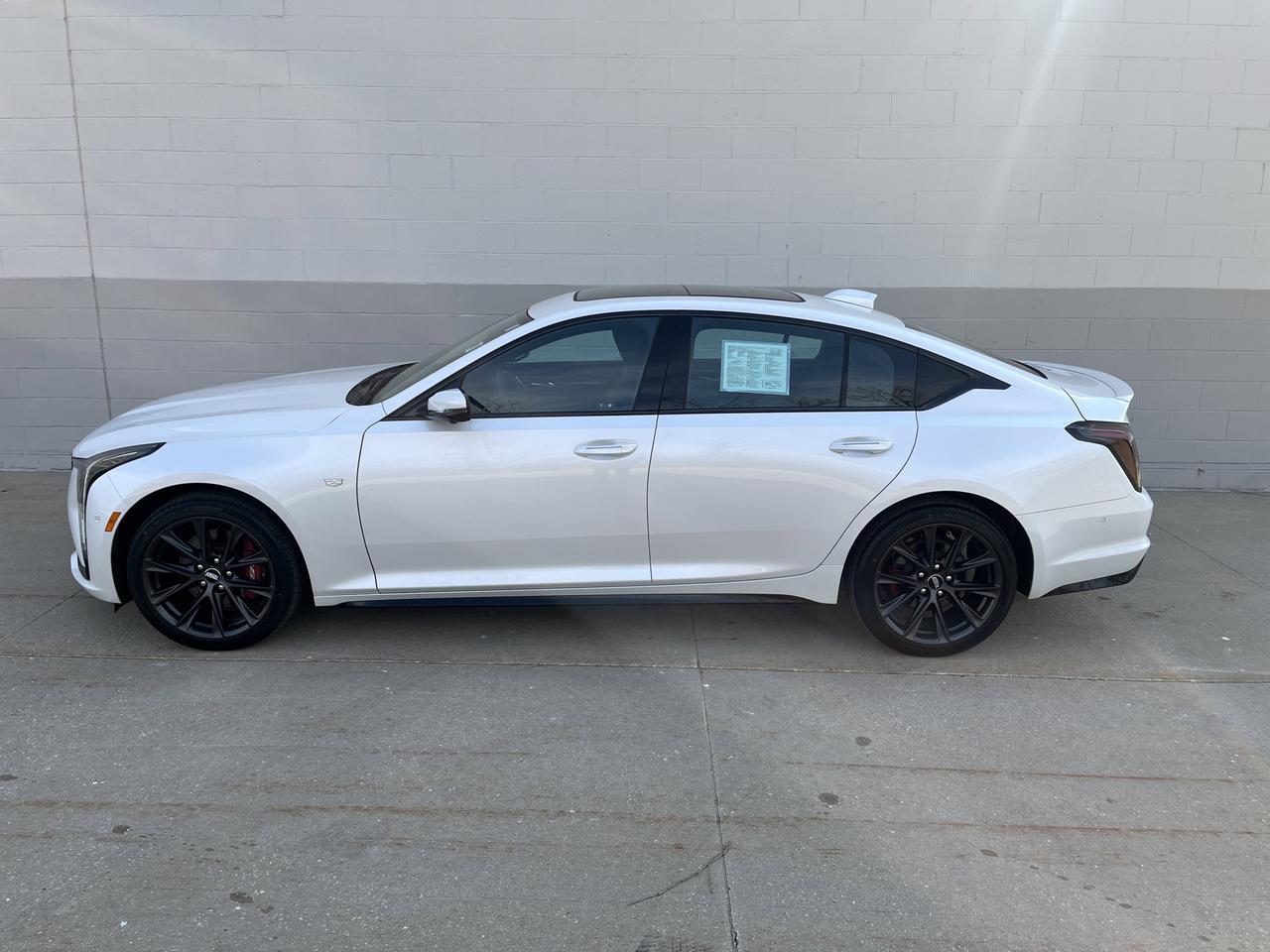 2025 Cadillac CT5 Sport AWD TechnologyPkg w/Sunroof 19s BremboVPerformanceBrakes RedCalipers HtdCldMemLthr HD-SrrndVsn