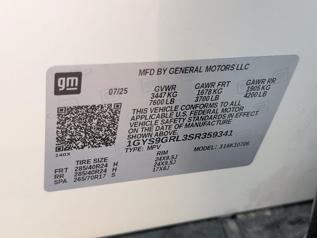2025 Cadillac Escalade 4WD Sport Platinum San Juan TX