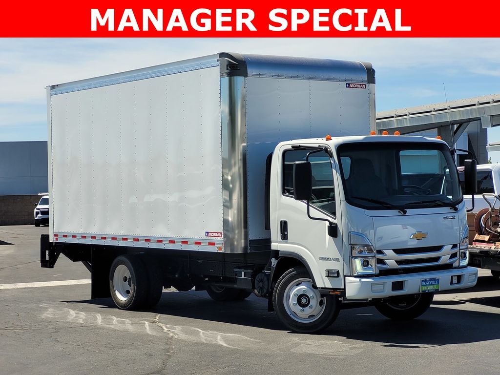 2025 Chevrolet 4500 HG LCF Gas 150" WB Reg Cab 1WT Morgan 16' x 96" x 91" Dry Freight Box