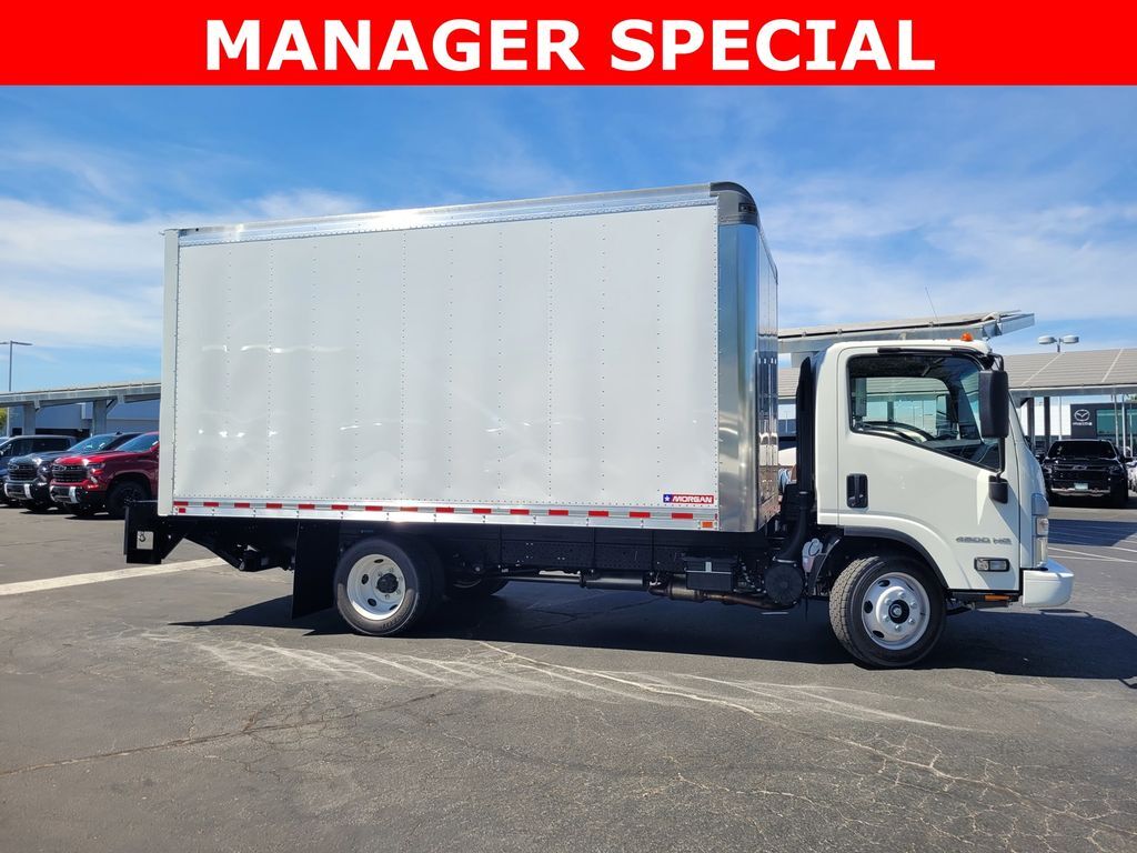 2025 Chevrolet 4500 HG LCF Gas 150" WB Reg Cab 1WT Morgan 16' x 96" x 91" Dry Freight Box