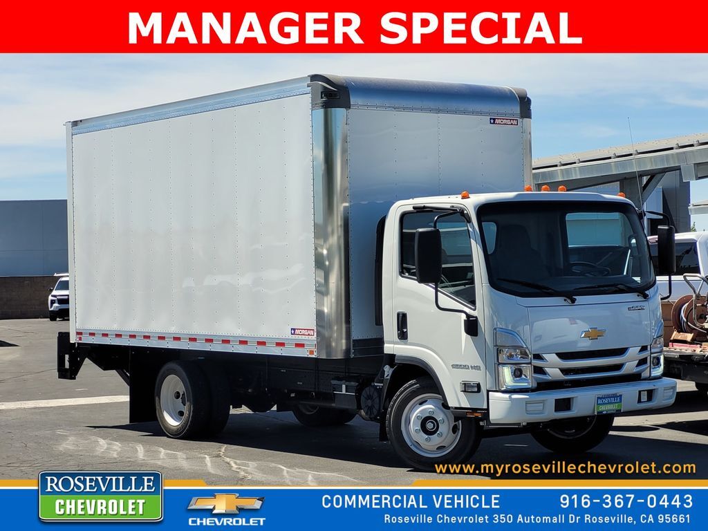 2025 Chevrolet 4500 HG LCF Gas 150" WB Reg Cab 1WT Morgan 16' x 96" x 91" Dry Freight Box