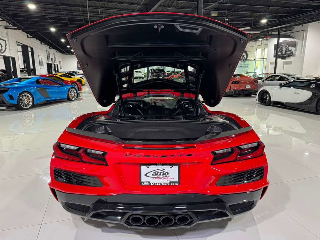 2025 Chevrolet Corvette 3LZ Torch Red paint, Jet Black interior, front lifter, Bose Performance Series audio AND MUCH MORE!! Fort Lauderdale FL