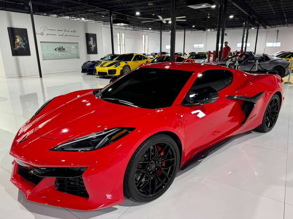 2025 Chevrolet Corvette 3LZ Torch Red paint, Jet Black interior, front lifter, Bose Performance Series audio AND MUCH MORE!! Fort Lauderdale FL