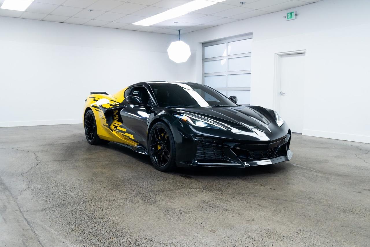 2025 Chevrolet Corvette Z06 1LZ 1-Owner Custom Vinyl Wrap Portland OR