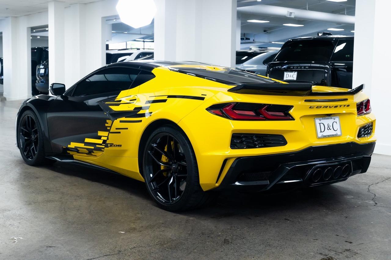 2025 Chevrolet Corvette Z06 1LZ 1-Owner Custom Vinyl Wrap Portland OR