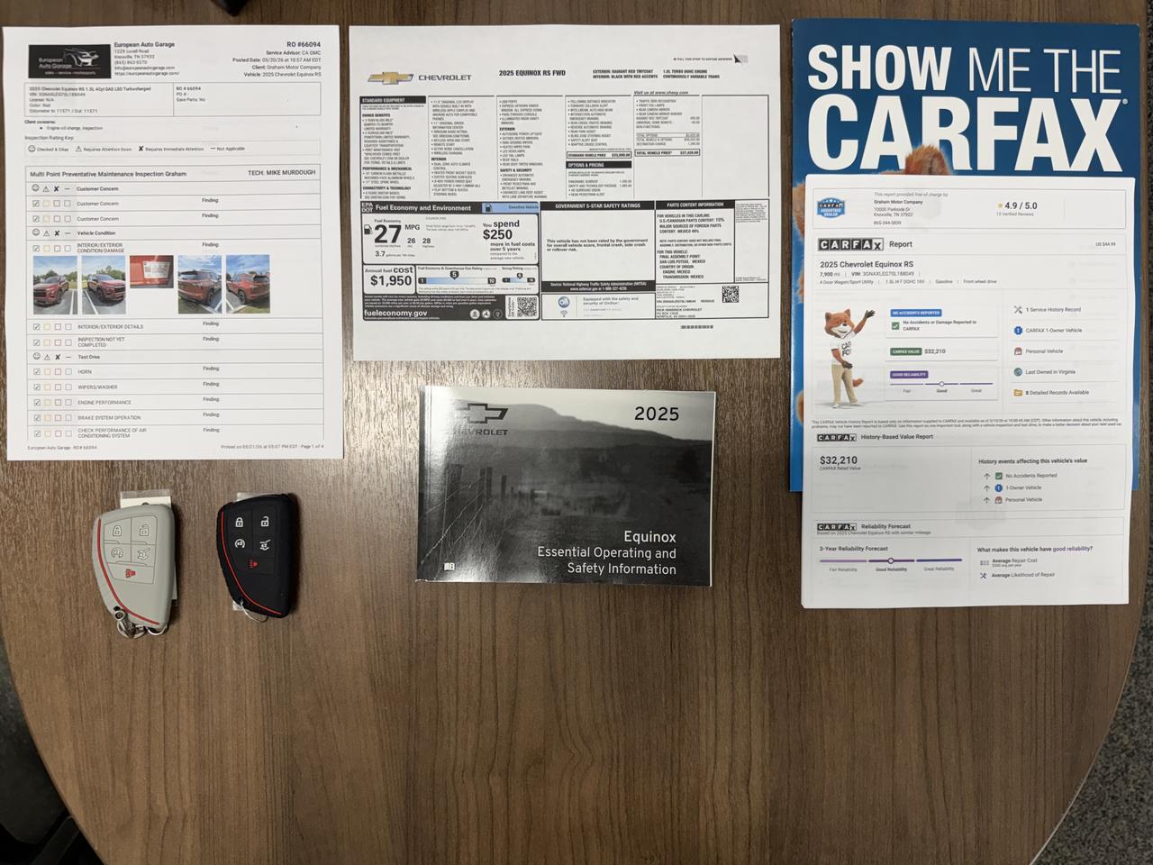 2025 Chevrolet Equinox FWD RS Knoxville TN