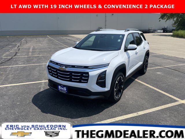 2025 Chevrolet Equinox LT AWD Convenience2Pkg w/19s AdaptiveCruise 8-WayPwrDrvrSeat HtdEvotexSeats AutosensePowerLiftgate Milwaukee WI