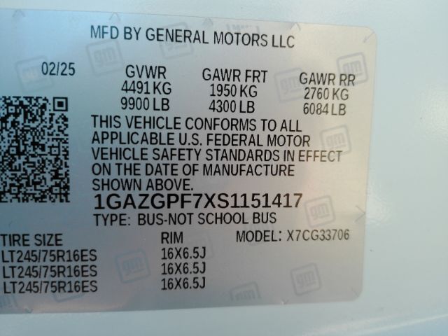 2025 Chevrolet Express Passenger RWD 3500 Extended Wheelbase LT Plano TX