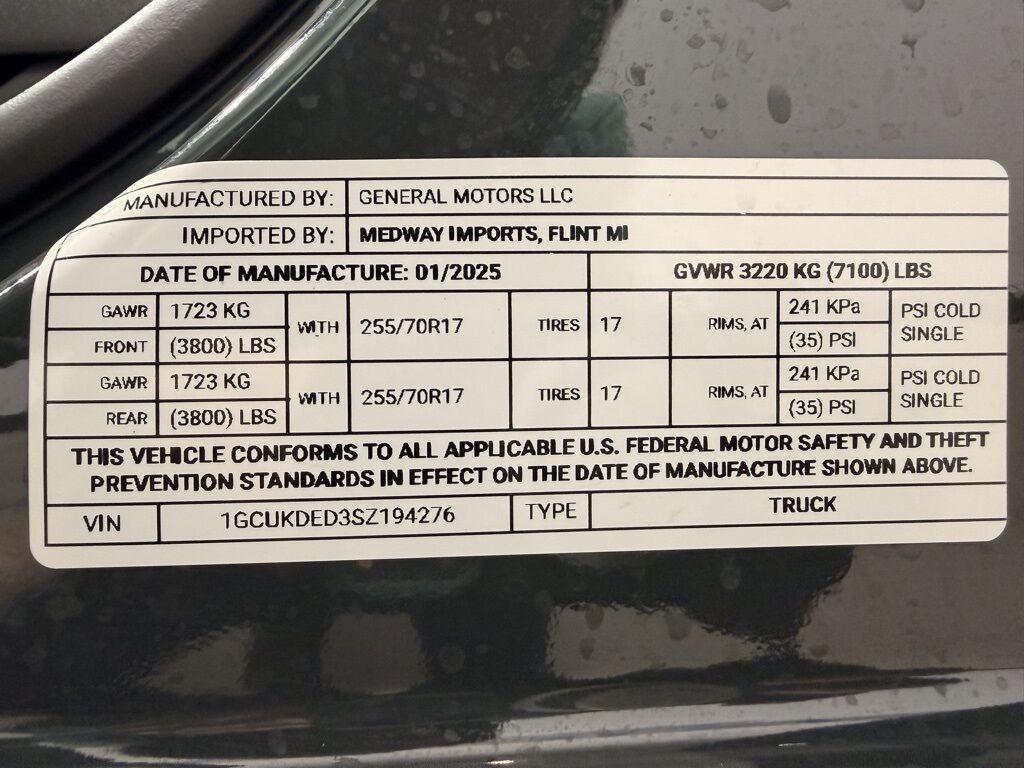 2025 Chevrolet Silverado 1500 4x4 Crew Cab LT Minocqua WI