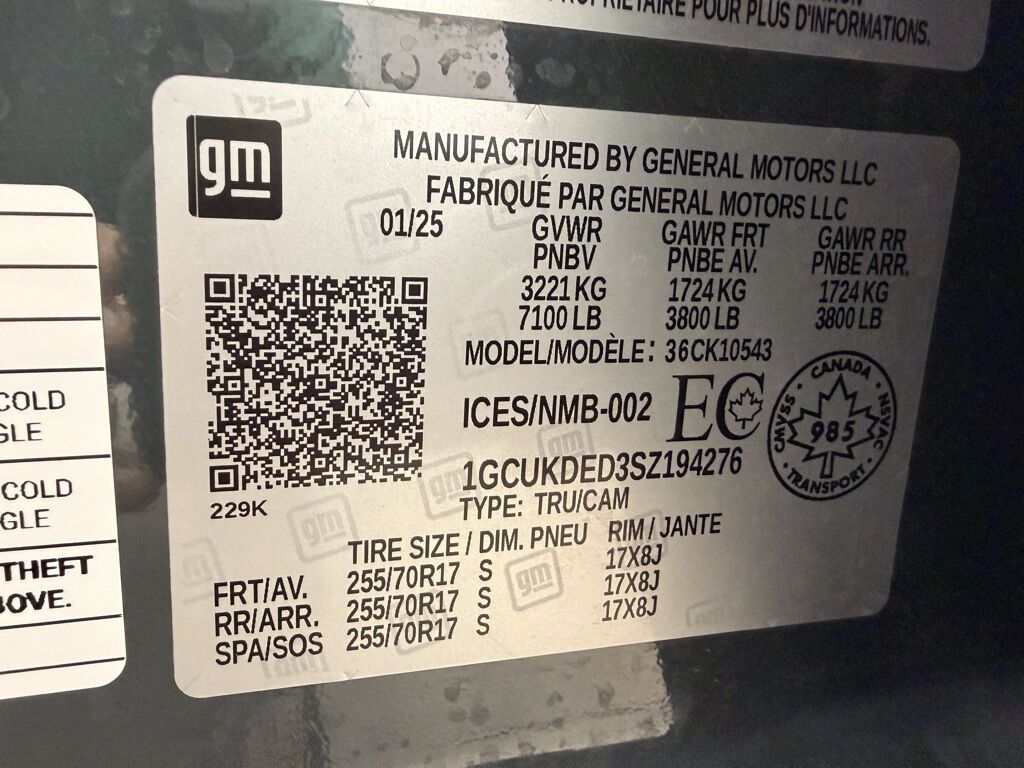 2025 Chevrolet Silverado 1500 4x4 Crew Cab LT Minocqua WI