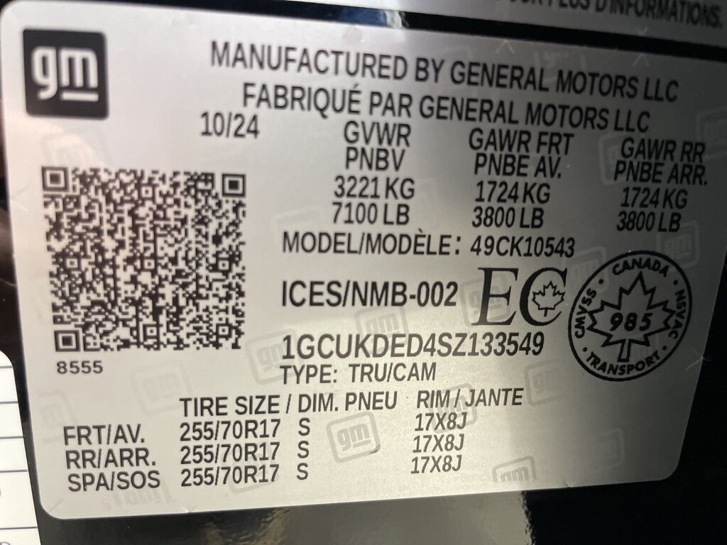 2025 Chevrolet Silverado 1500 4x4 Crew Cab LT Minocqua WI