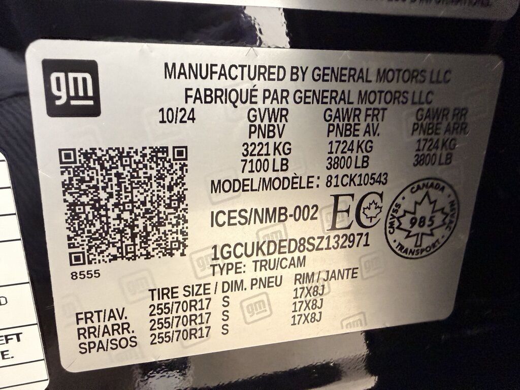 2025 Chevrolet Silverado 1500 4x4 Crew Cab LT Minocqua WI