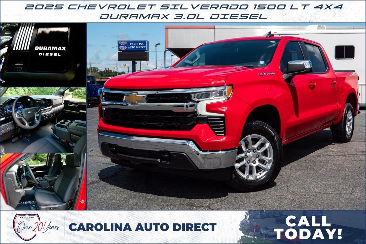 2025 Chevrolet Silverado 1500 LT 4X4 / Duramax 3.0L Diesel / Navigation!