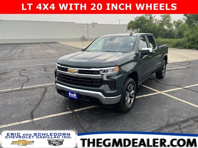 2025 Chevrolet Silverado 1500 LT Crew Cab 4WD w/20s HeatedSeats HeatedSteeringWheel RemoteStart HD-RearCamera Milwaukee WI