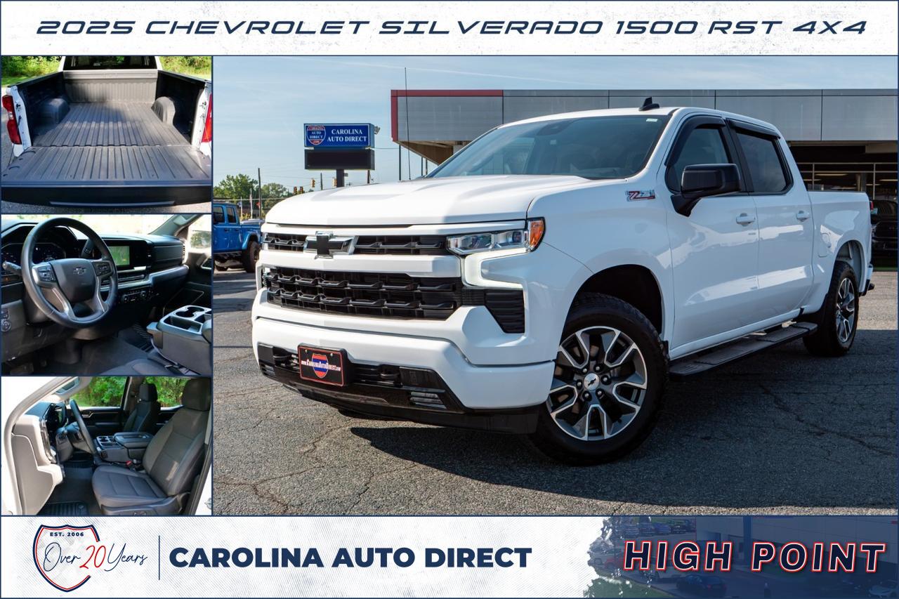 2025 Chevrolet Silverado 1500 RST 4X4 / 5.3L V8 / Heated Front Seats!