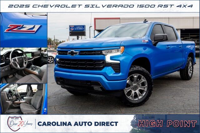 2025 Chevrolet Silverado 1500 RST 4X4 / Z71 Off Road / 5.3L V8 / New Tires!