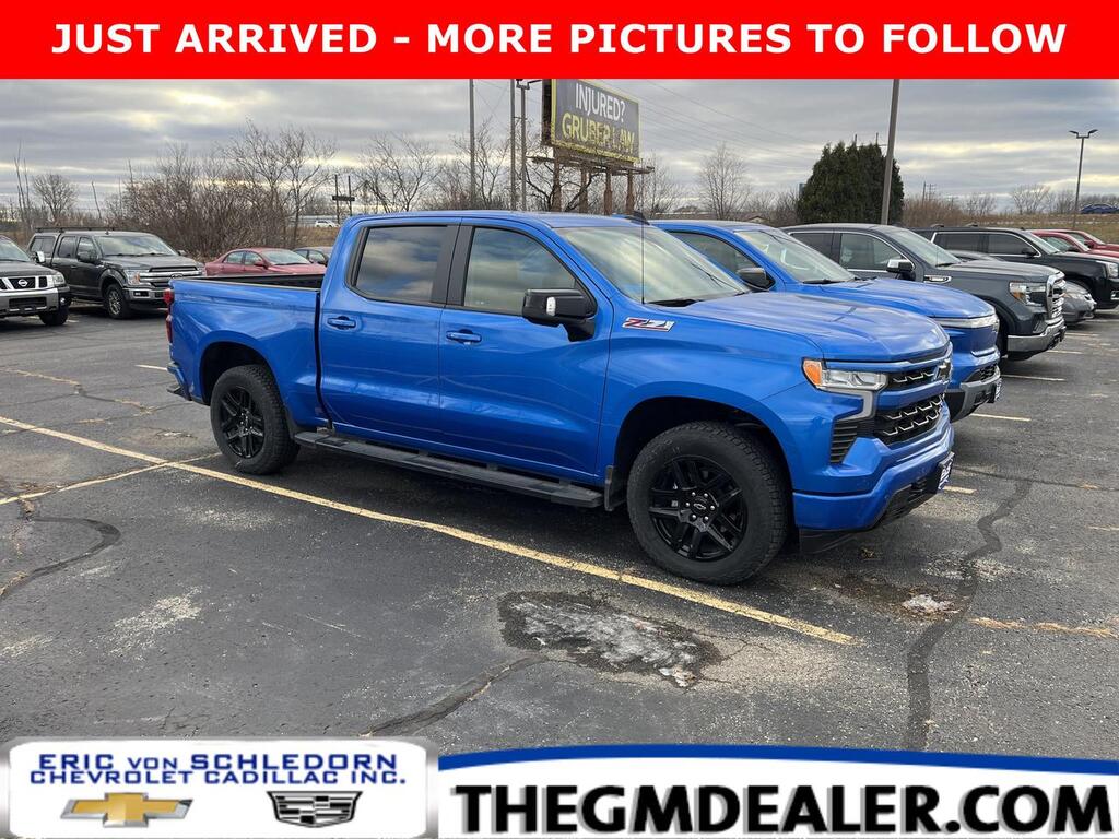 2025 Chevrolet Silverado 1500 RST Z71 Crew Cab 4WD 5.3L All-StarPremiumPkg w/20s AdptvCrz HtdLthrBuckets HD-SurroundVision Milwaukee WI